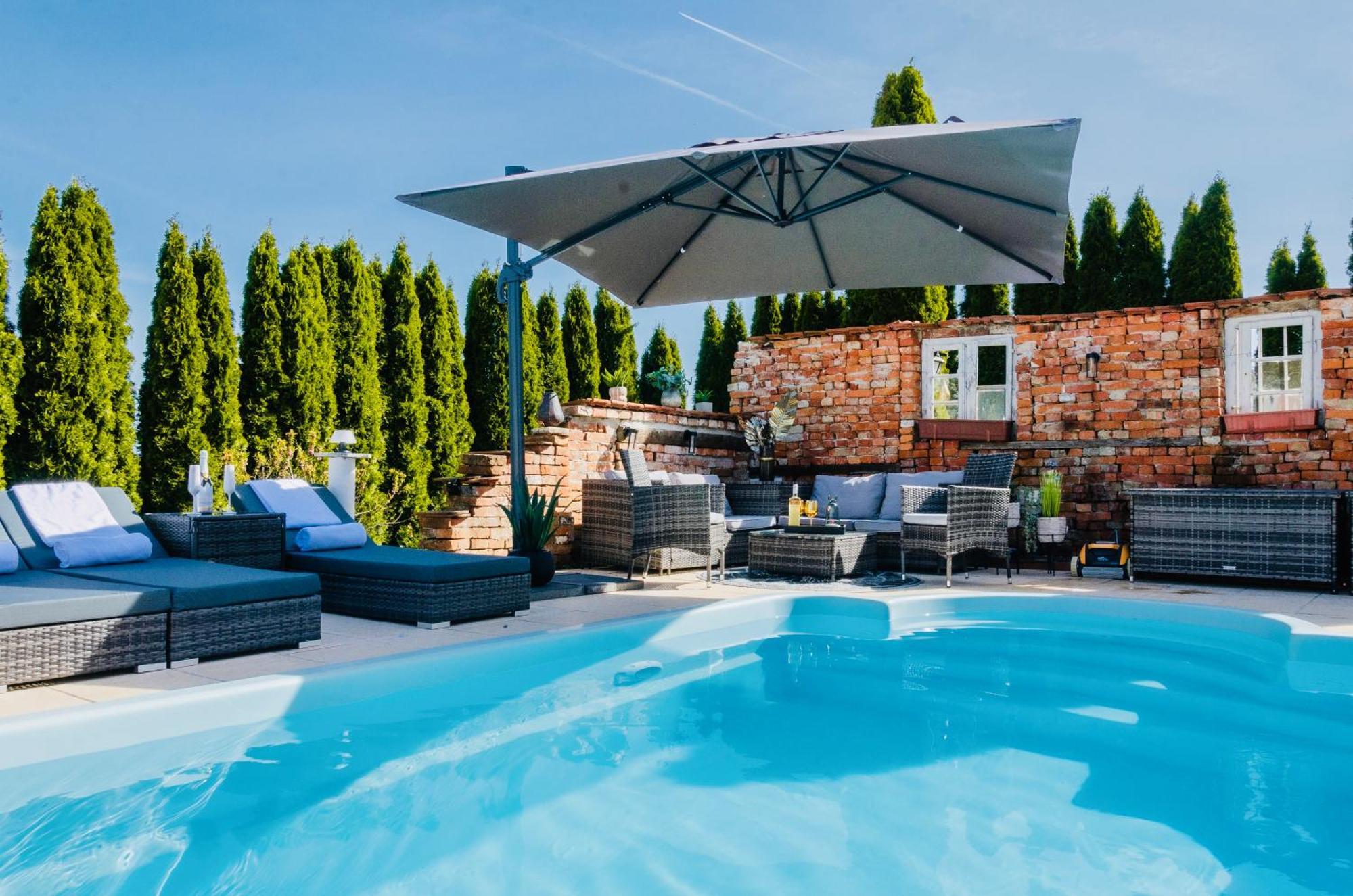 5 Sterne Centurion Ferienhaus Villa 2 Pools 86 Zoll Tv 앨더스바츠 외부 사진